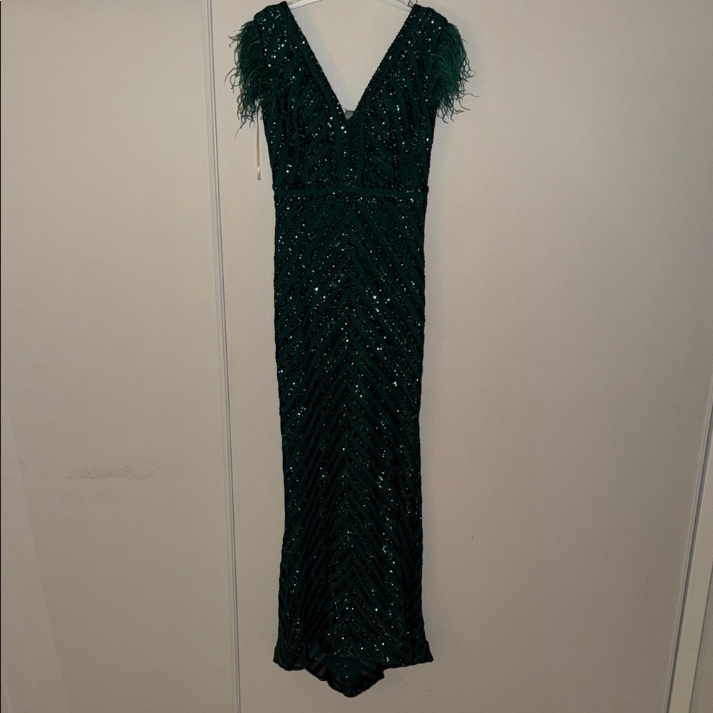 Elegant Green Evening Gown